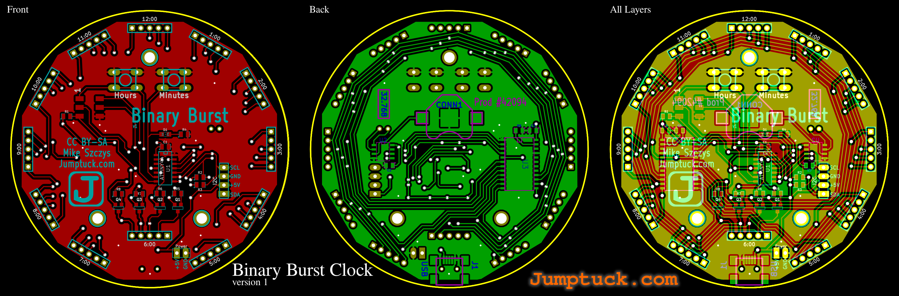 PCB order placed for Binary Burst Clock