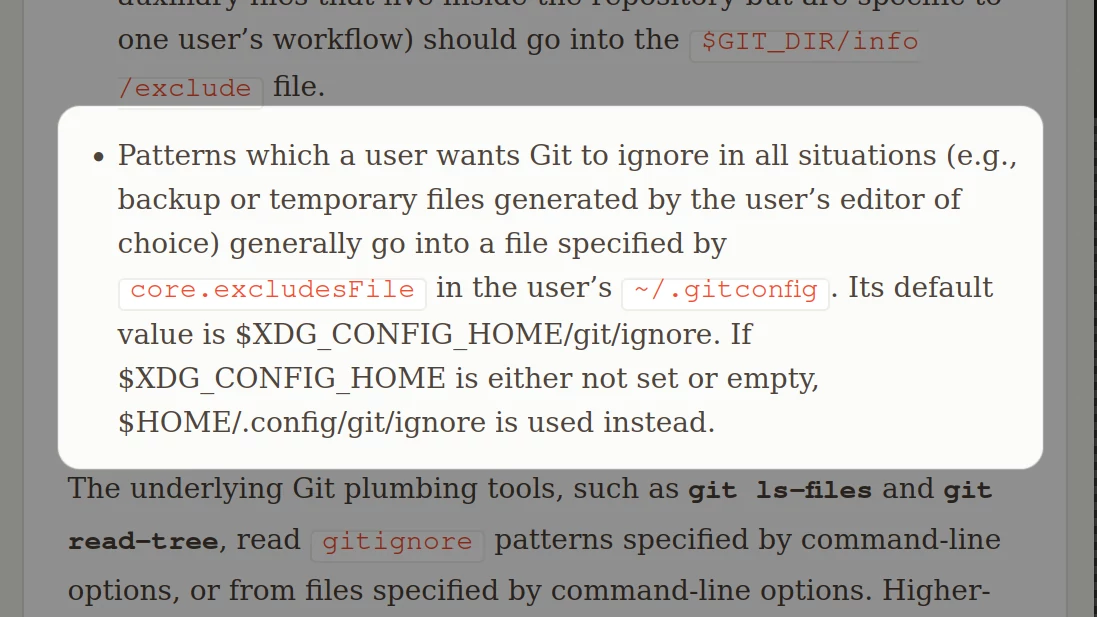 Quick Tip: Git Global Exclude File