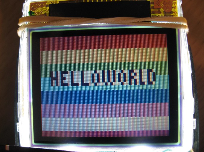 3595 LCD – Hello World