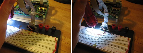 Photoresistor and an ATmega168 ADC